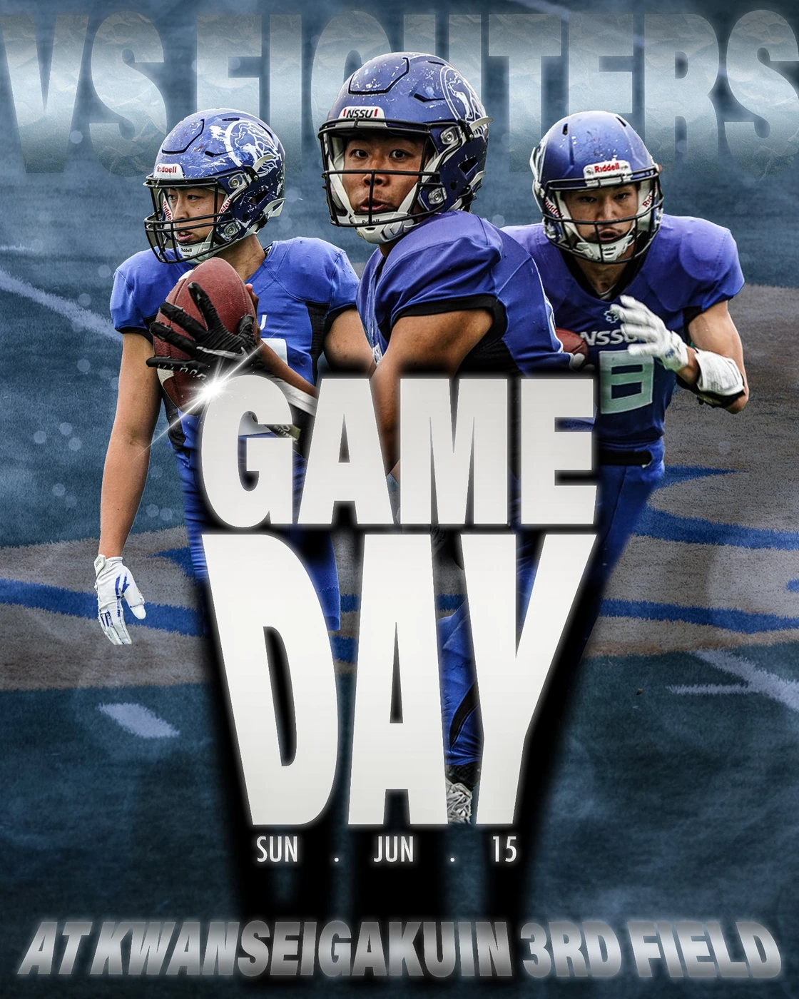 アメリカンフットボール GAME DAYのグラフィック